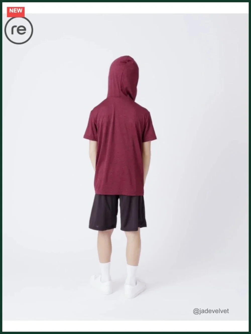 3-Pack Boys Dry-Fit Active Short Sleeve Hooded Pullover Shirts